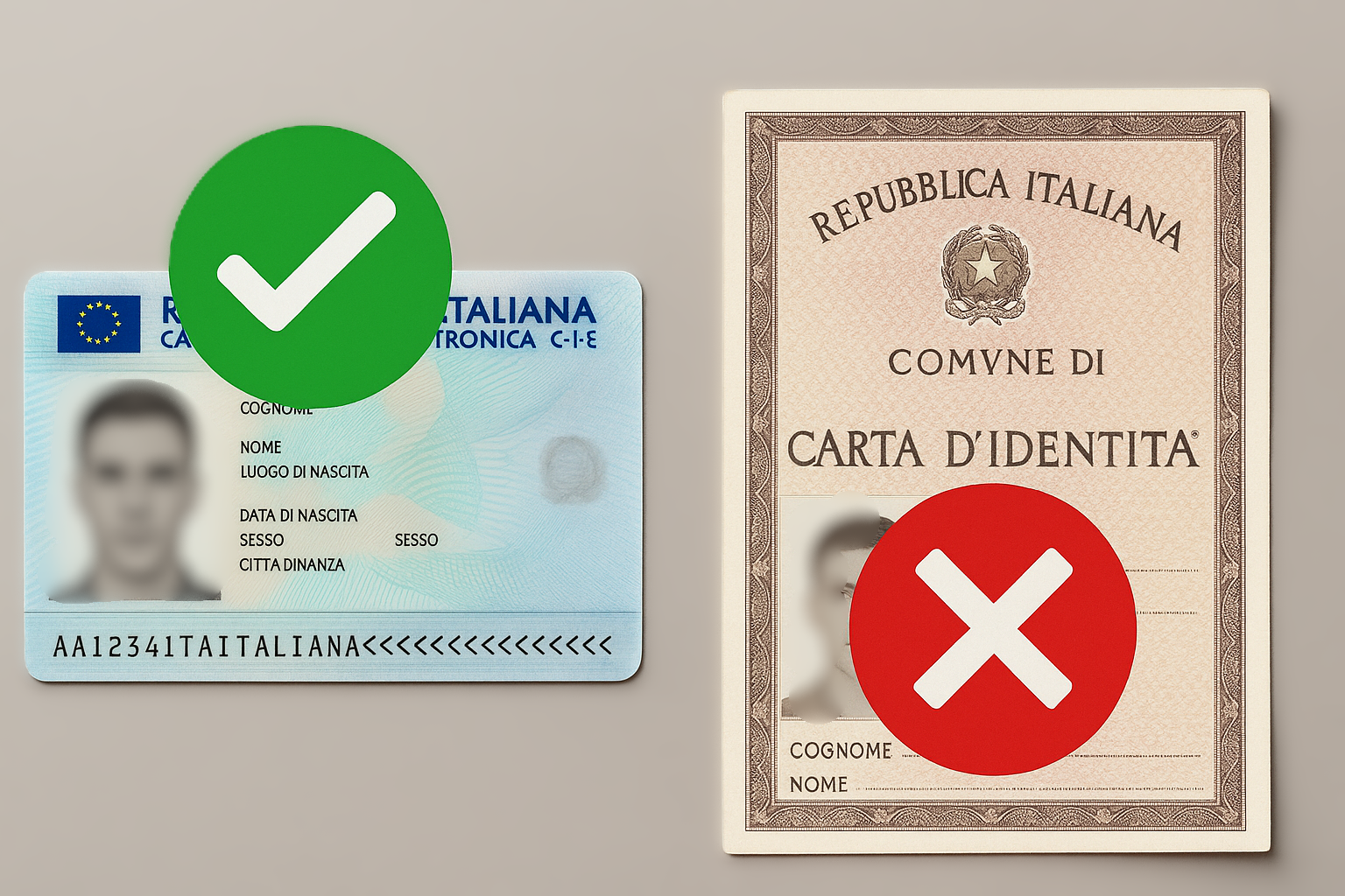 Avviso alla Cittadinanza - Cessazione validità Carta d’Identità cartacea dal 3 agosto 2026